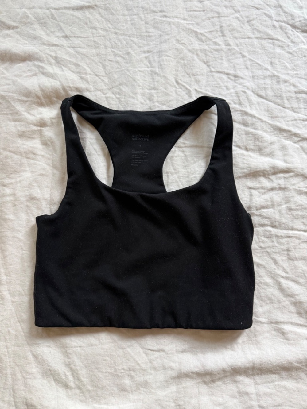 Girlfriend Collective Set Paloma Bra & Compressive High-Rise Leggings Black S - Picture 2 of 5